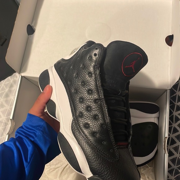 retro 13 black gym red white